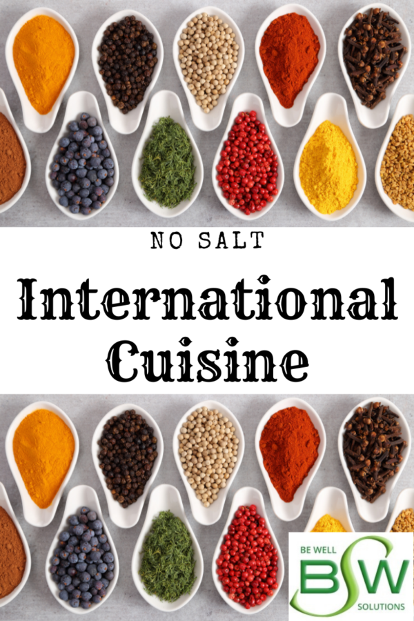 International Spices for Heart Health Be Well Solutions